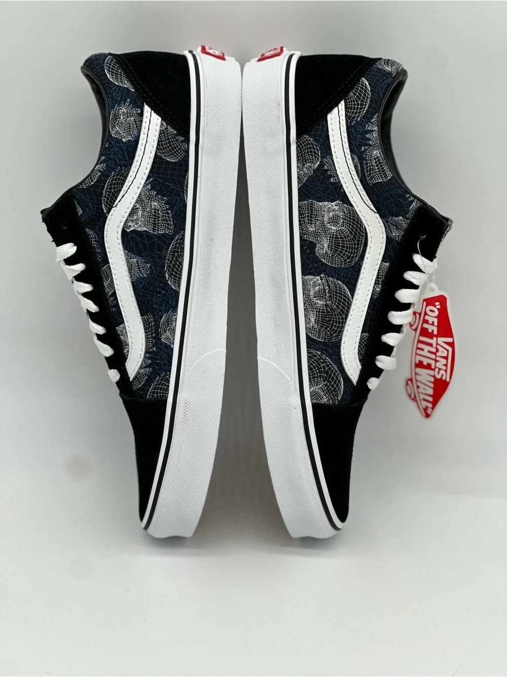 Vans Black & Navy Old Skool with White Stripe